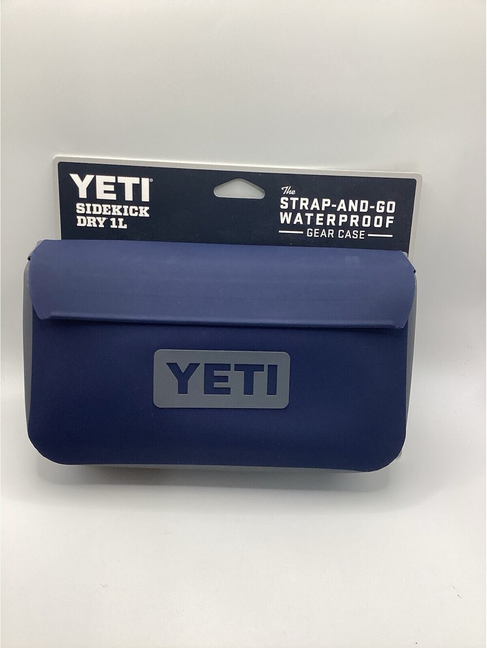 YETI SideKick Dry Gear Case 1L Navy Blue Waterproof Snap And Go